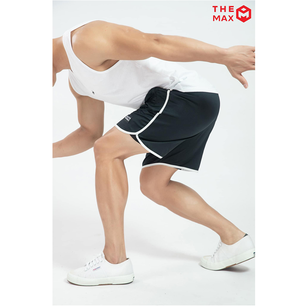 Quần Short Thun Thể Thao Viền Trắng Unisex Sportslink