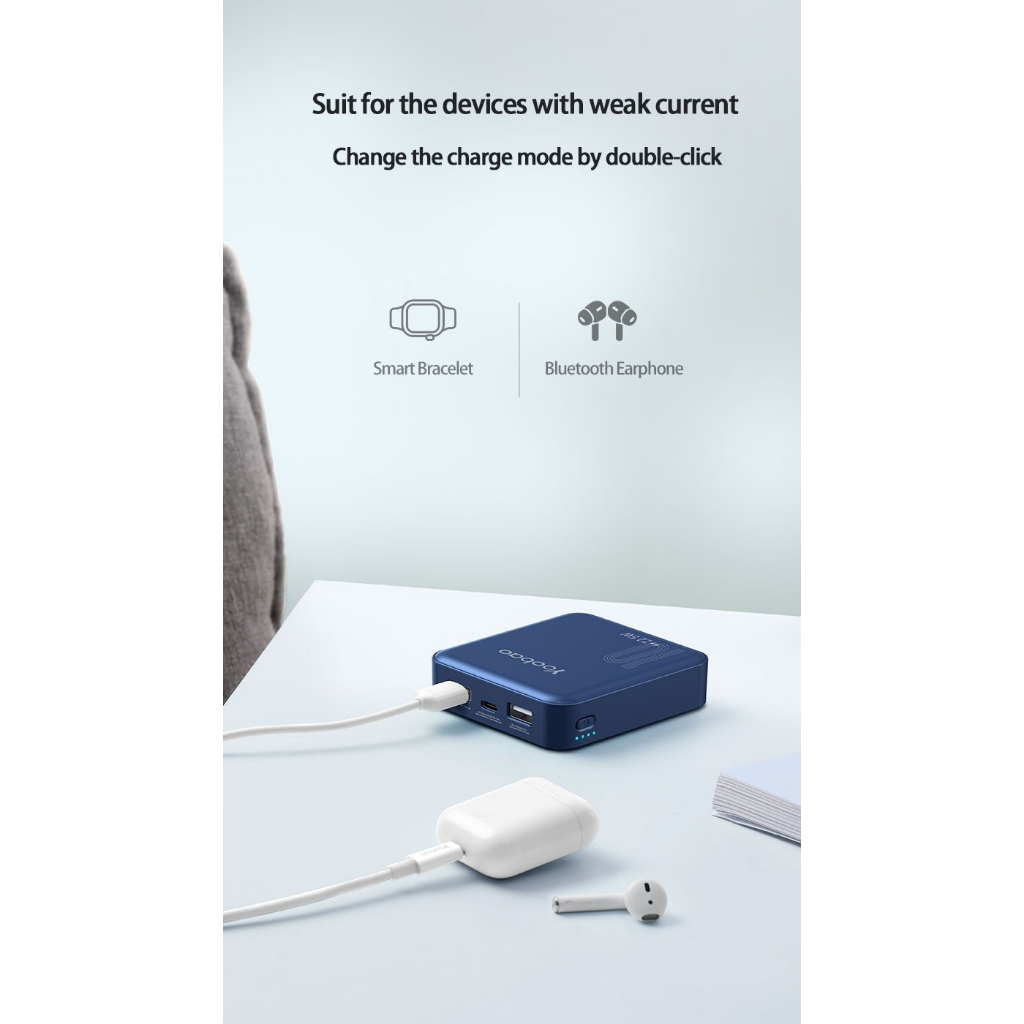 Sạc dự phòng mini 10000mAh sạc nhanh Yoobao YB-6024 miniQ 6024Q - Hàng chính hãng