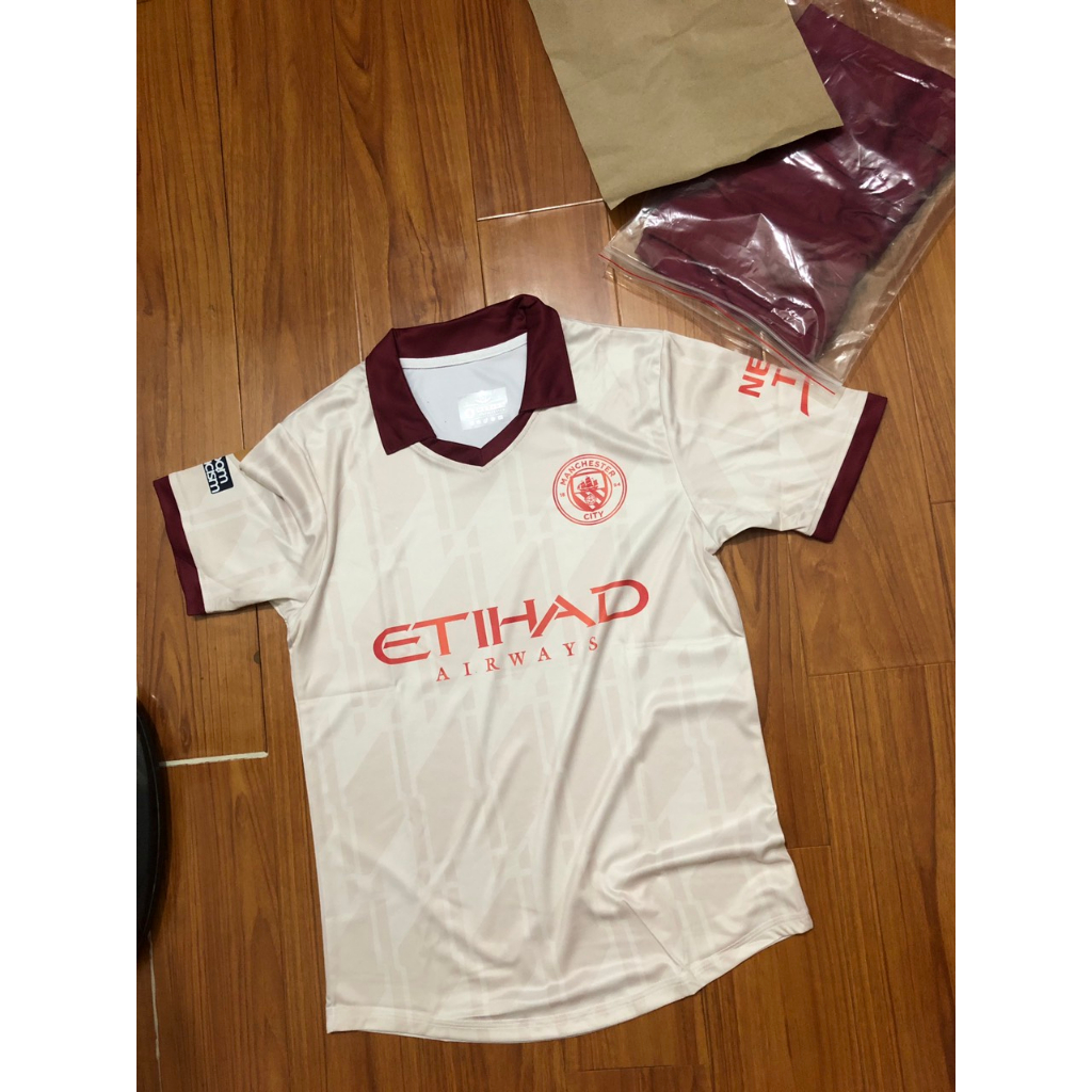 Bộ quần áo đá bóng, bóng đá MANCITY mùa giải mới áo mancheter 2023-24G