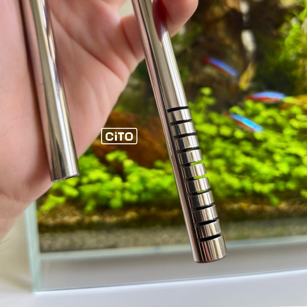 In out inox Fi12 cho hồ thủy sinh