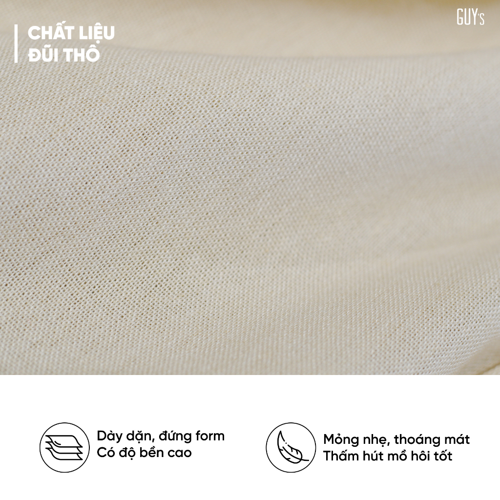 Sơ Mi Đũi Thô Dài Tay Nam Good GUY Linen Shirt - Nhiều Màu Basic, Phong Cách Công Sở - GUY's Closet