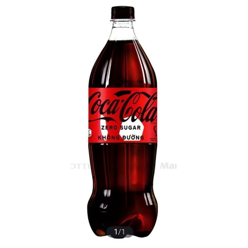 Nước Ngọt Coca Cola Zero Không Đường Chai 1.5L