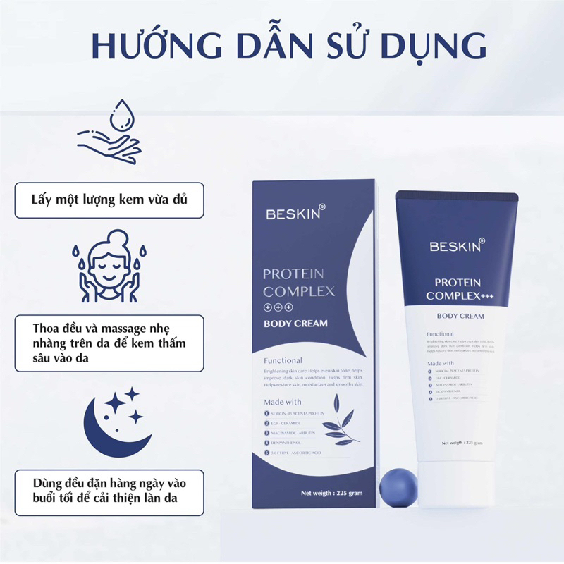 Kem Body Vitamin Trắng Da Khử Thâm