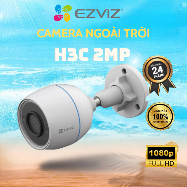 Camera wifi ngoài trời EZVIZ H3C 2MP - 1080P Đèn hồng ngoại giá rẻ