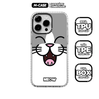Ốp iphone chống sốc meow emoji m case iphone 11 / 11 pro max / 12 / 12 pro max / 13 / 13 pro max / 14 / 14 pro max