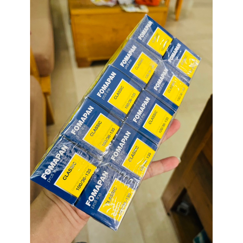 Fomapan Classic 100 36exp date 03/2026 bao bì mới film 35mm film trắng đen BW