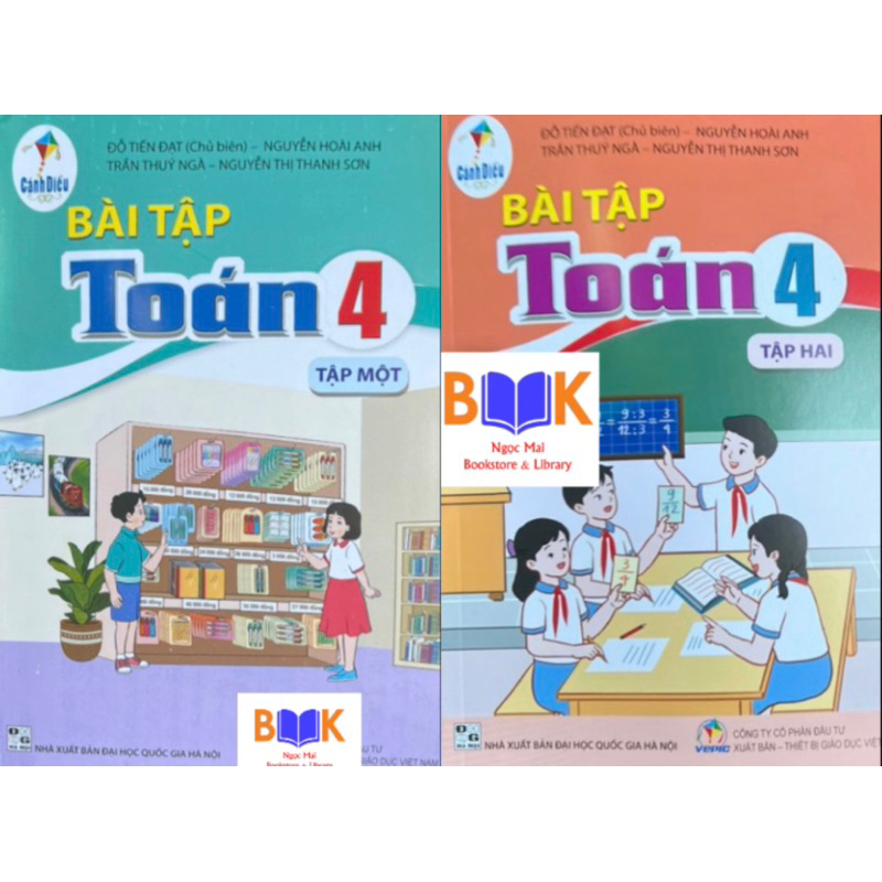 Sách -(Combo) Bài Tập Toán lớp 4(Cánh Diều)