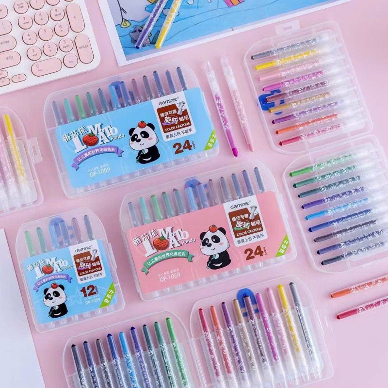 Màu Sáp Vặn Tẩy Được 12-18-24-36 Màu