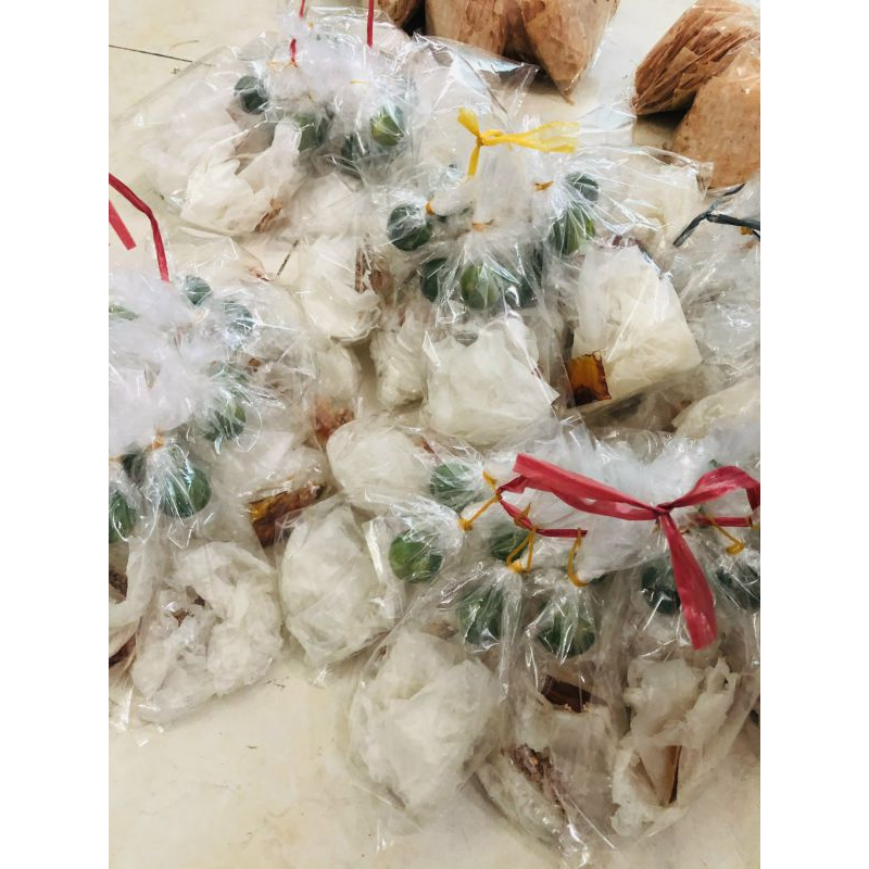 10 bịch bánh tráng xâu vò phơi sương muối sate tắc 40g siêu cay Tây Ninh loại 1 - Bánh tráng phơi sương Tây Ninh đặc sản