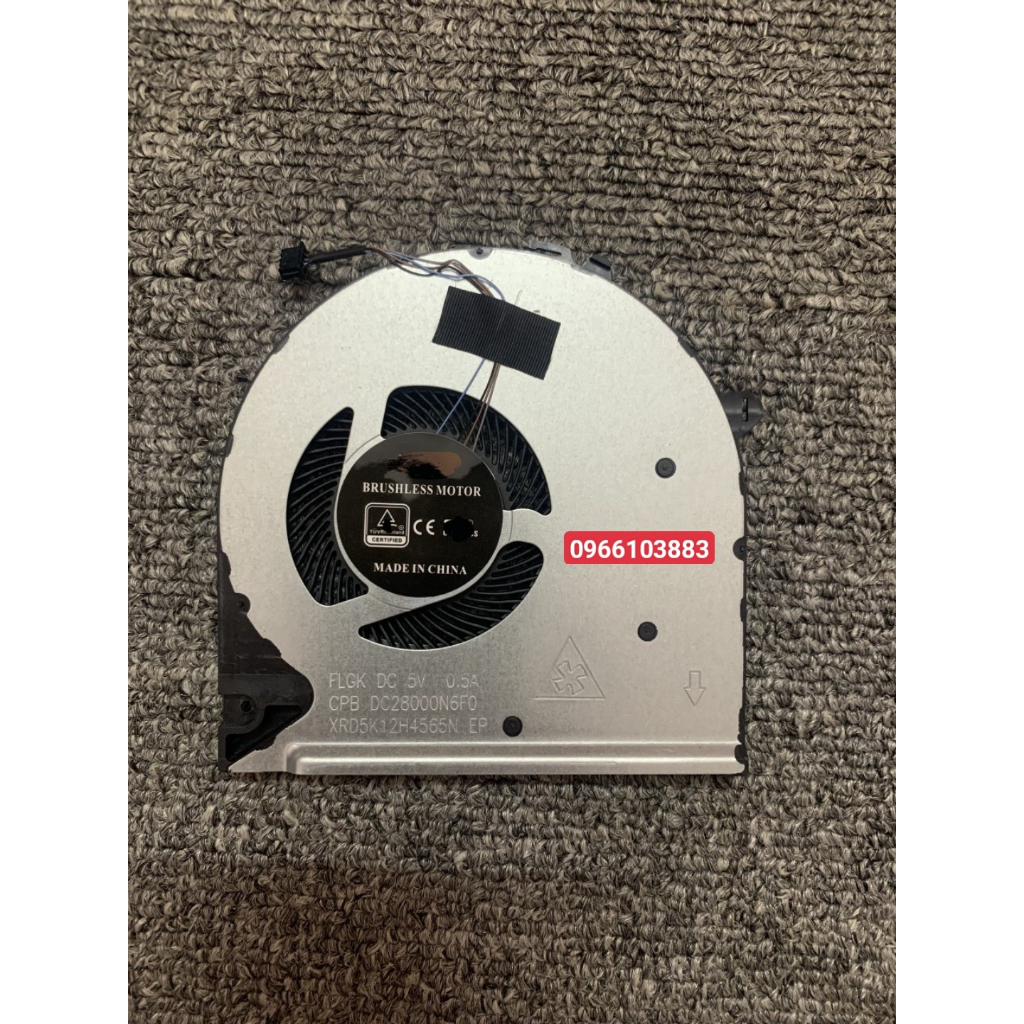 Fan-Quạt Tản Nhiệt Dành Cho Laptop HP 15-DU 15S-DU 15-DW 15-DY 15T-DW 15S-GU 15S-GY 15S-GR TPN-C139 L52034-001 NEW