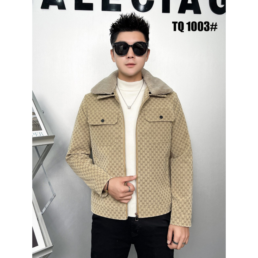 Áo khoác da nam thời trang cao cấp cổ lông,lót lông siêu ấm,mẫu mới nhất năm nay