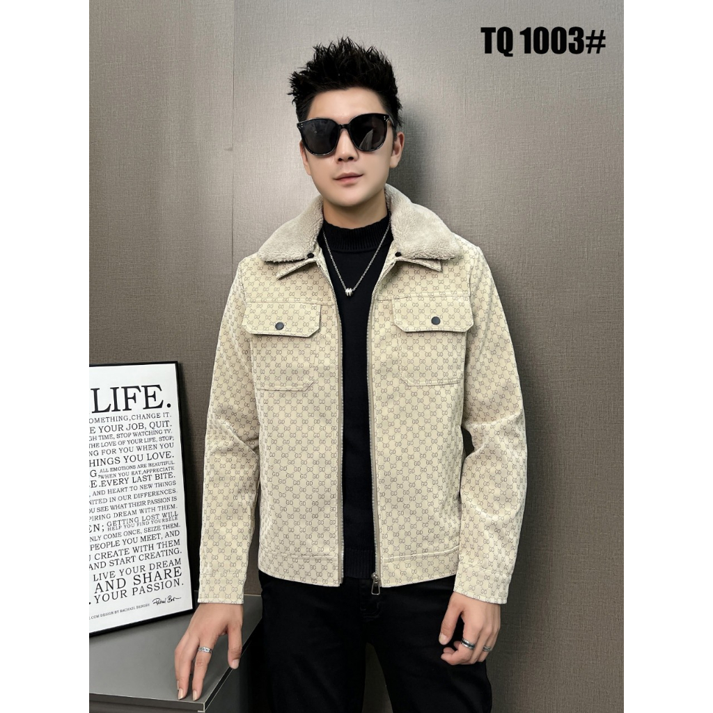 Áo khoác da nam thời trang cao cấp cổ lông,lót lông siêu ấm,mẫu mới nhất năm nay