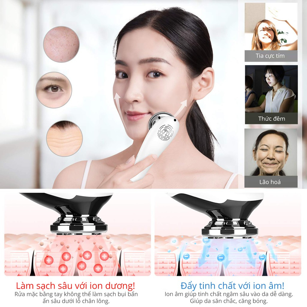 Máy đẩy tinh chất BYQ Tăng độ ẩm trông thấy và có khả năng cấp ẩm mọi loại da.