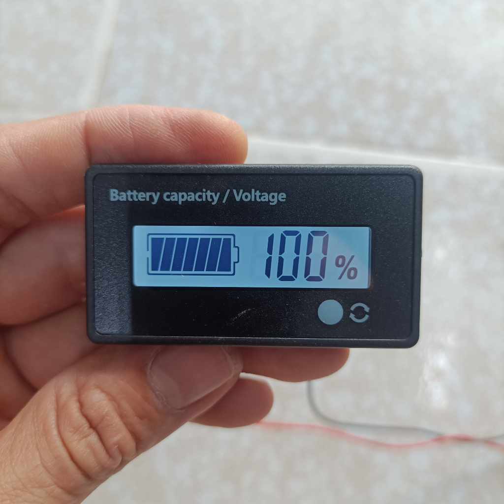Vôn kế đo dung lượng pin 12v-84v có màn hình LCD