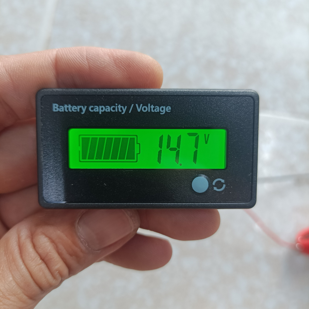 Vôn kế đo dung lượng pin 12v-84v có màn hình LCD