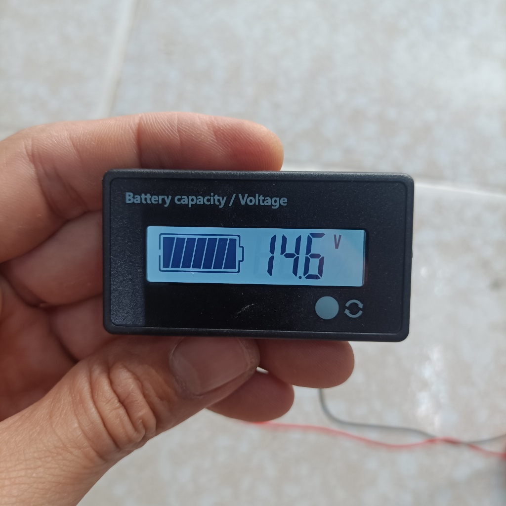 Vôn kế đo dung lượng pin 12v-84v có màn hình LCD