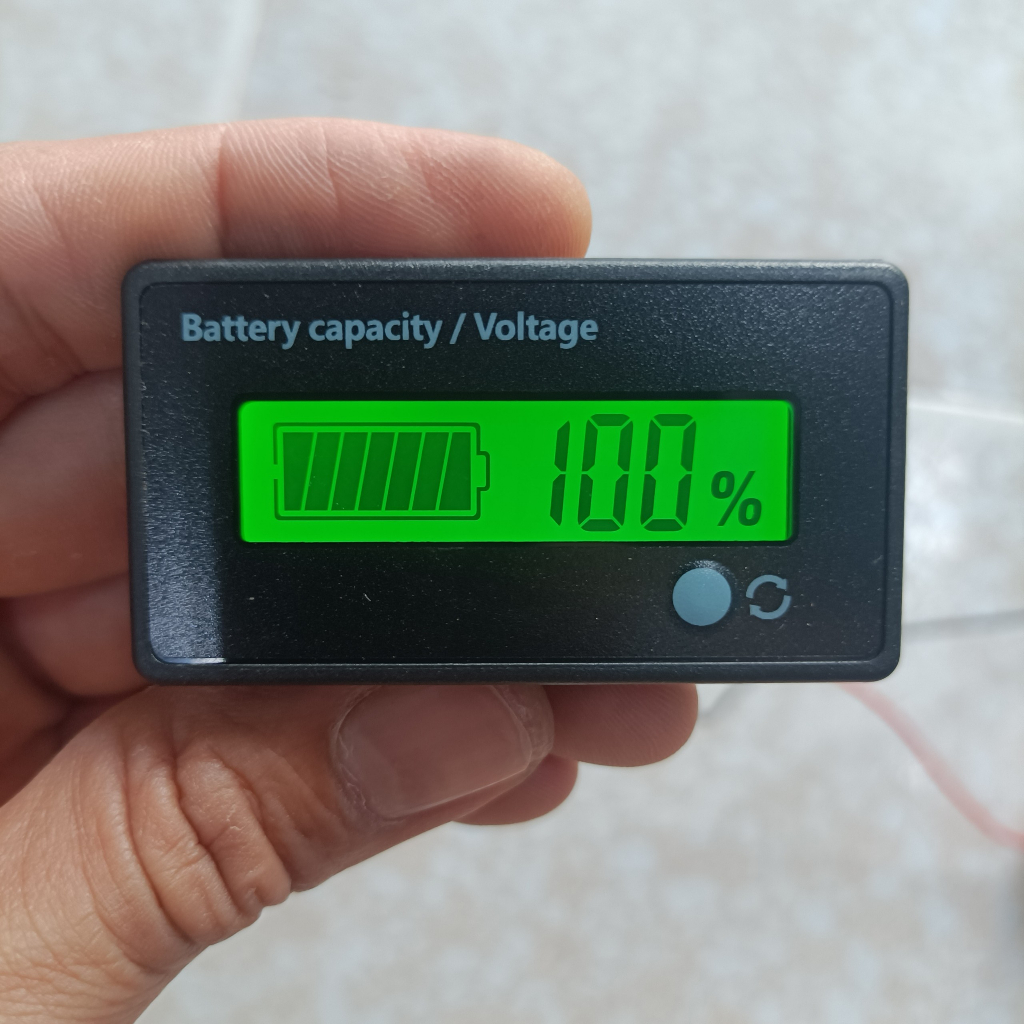 Vôn kế đo dung lượng pin 12v-84v có màn hình LCD