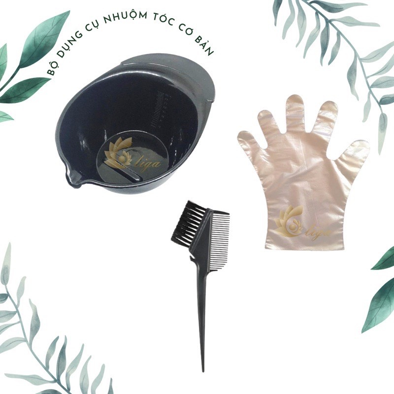 Thuốc nhuộm tóc Nâu Cam nhuộm màu Nâu Cam Đất Không tẩy, tặng oxy trợ nhuộm Galistore