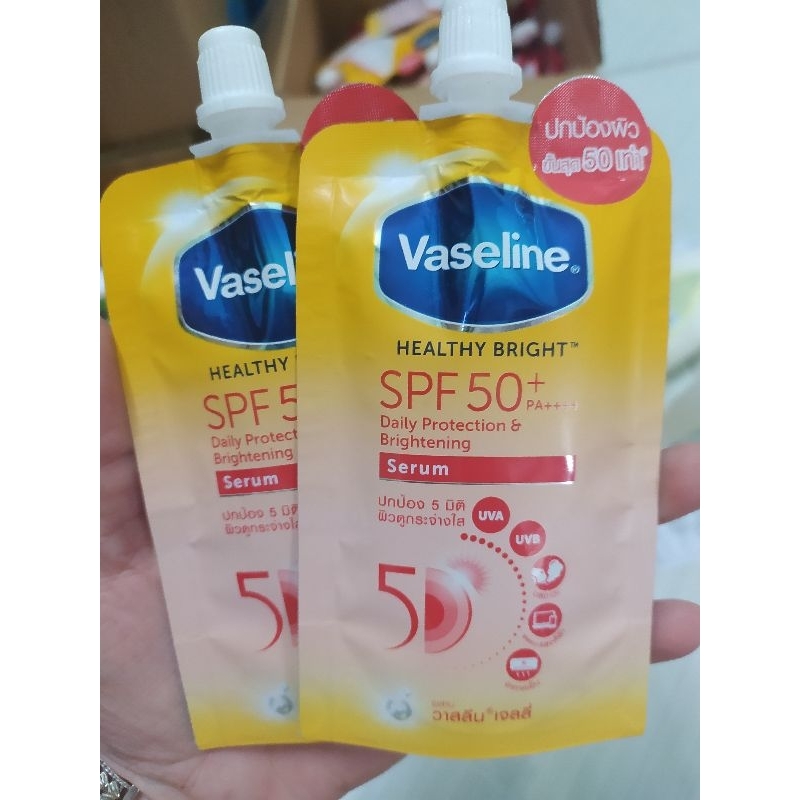 [Chính hãng] Serum chống nắng cơ thể Vaseline 50x bảo vệ da với SPF 50+ PA++++ giúp sáng da hơn 2X