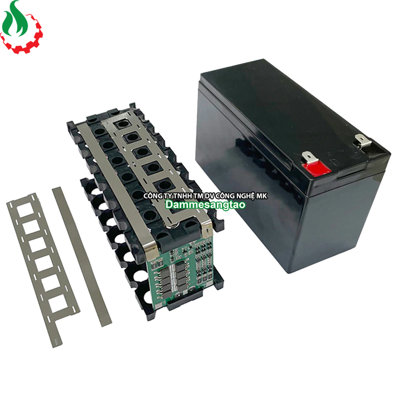 Vỏ bình acquy 21 cell 18650 12V 3S7P hoặc 24V 7S3P