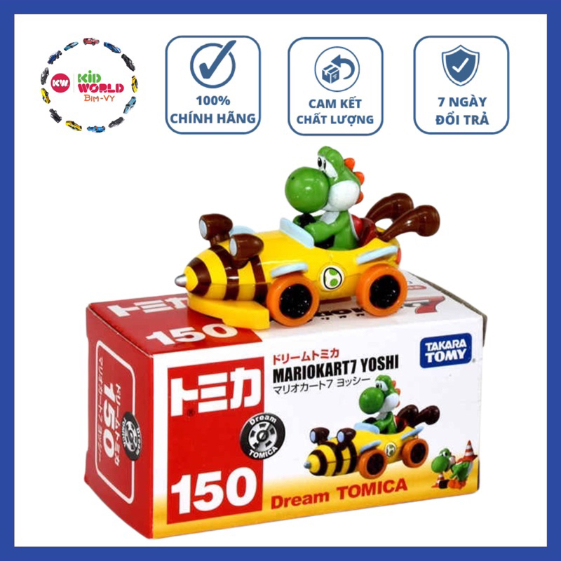 Xe mô hình Tomica Box Disney Mario Kart 7 Yoshi. MS: 680.