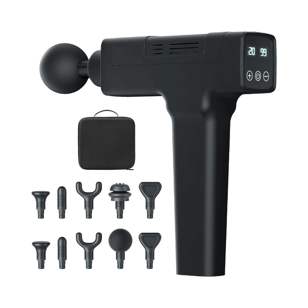 Máy massage cầm tay Royal Star A6 99 chế độ, 6 đầu Massage chuyên biệt Máy masage GLUX  Bảo hành 3 tháng