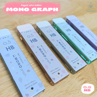 Ruột bút chì bấm Tombow Mono Graph cỡ ngòi 0.5mm HB
