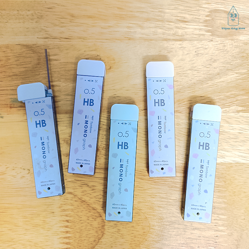Ruột bút chì bấm Tombow Mono Graph cỡ ngòi 0.5mm HB