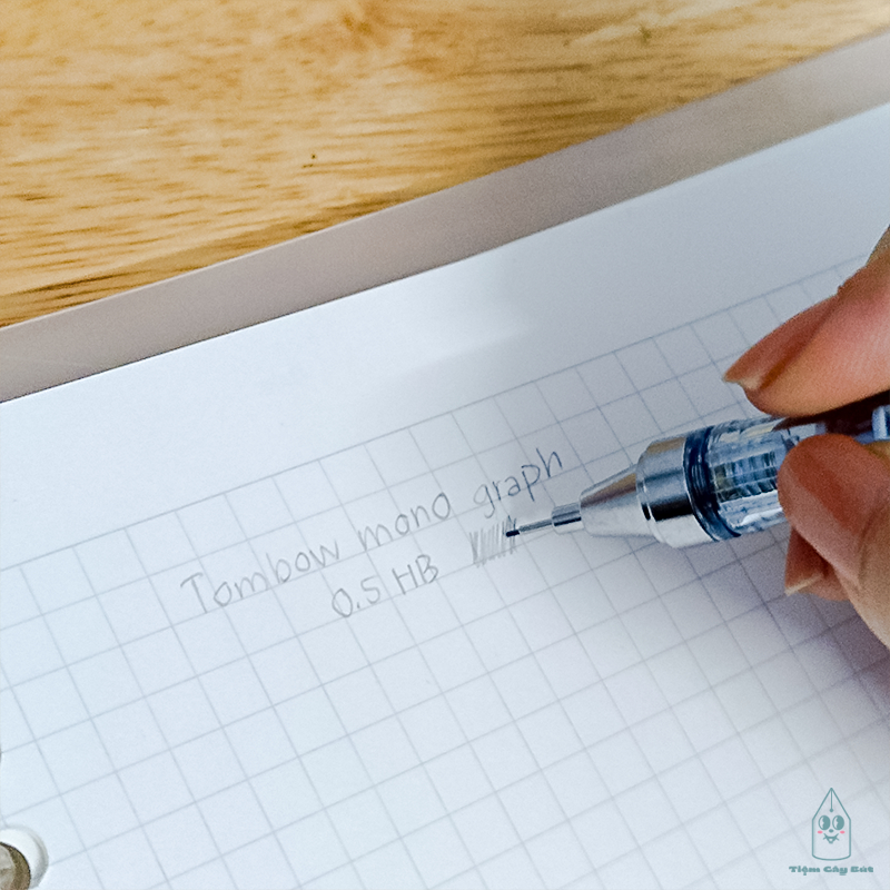 Ruột bút chì bấm Tombow Mono Graph cỡ ngòi 0.5mm HB