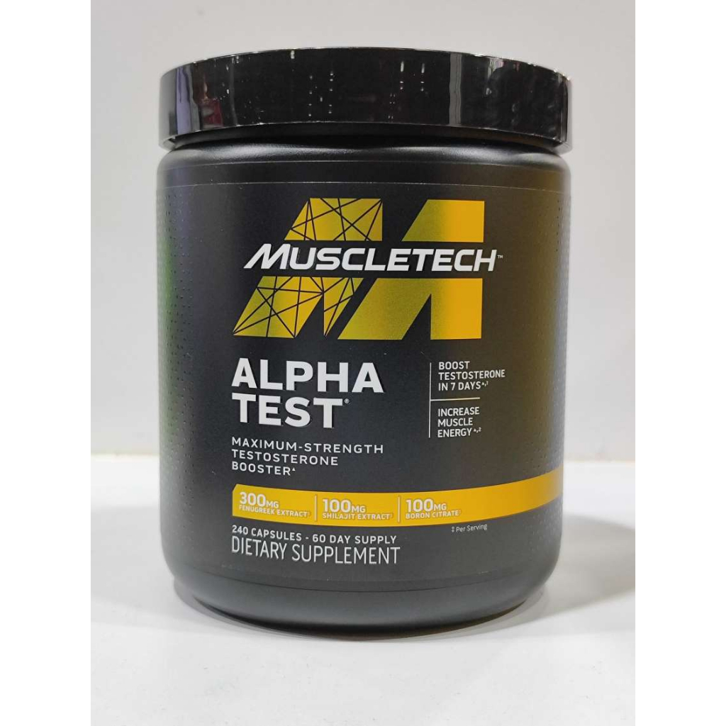 Tăng Testosterone Cực Mạnh - MuscleTech Pro Series Alpha Test [120 - 240 Viên] - Chính Hãng - SUPPCARE