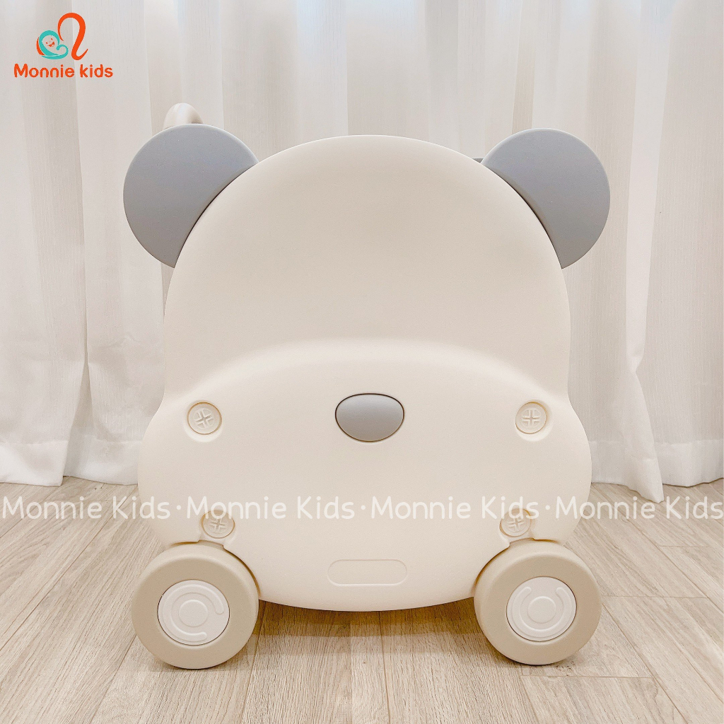 Xe tập đi hình gấu Honper cho bé, xe đẩy đồ chơi trẻ em đa chức năng phát triển vận động