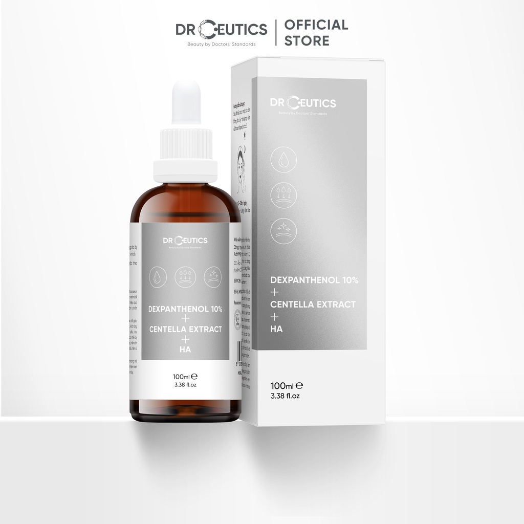Serum B5 DrCeutics Phục Hồi Da Treatment Dexpanthenol 10% + Centella Extract + HA