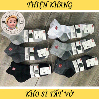 Combo 10 đôi tất vớ UNI cổ trung dày dặn kháng khuẩn chống hôi chân