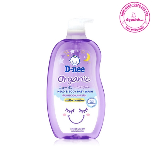 Sữa tắm gội toàn thân em bé Baby D-nee Organic Sweet Dream