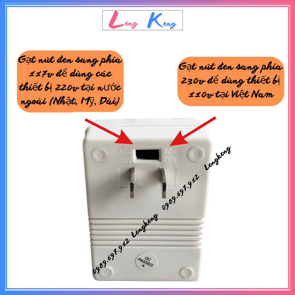 Bộ đổi nguồn 220v sang 110v của nhật | Cục đổi nguồn SINGWAY 70w chuyển điện 110v sang 220v hoặc ngược lại