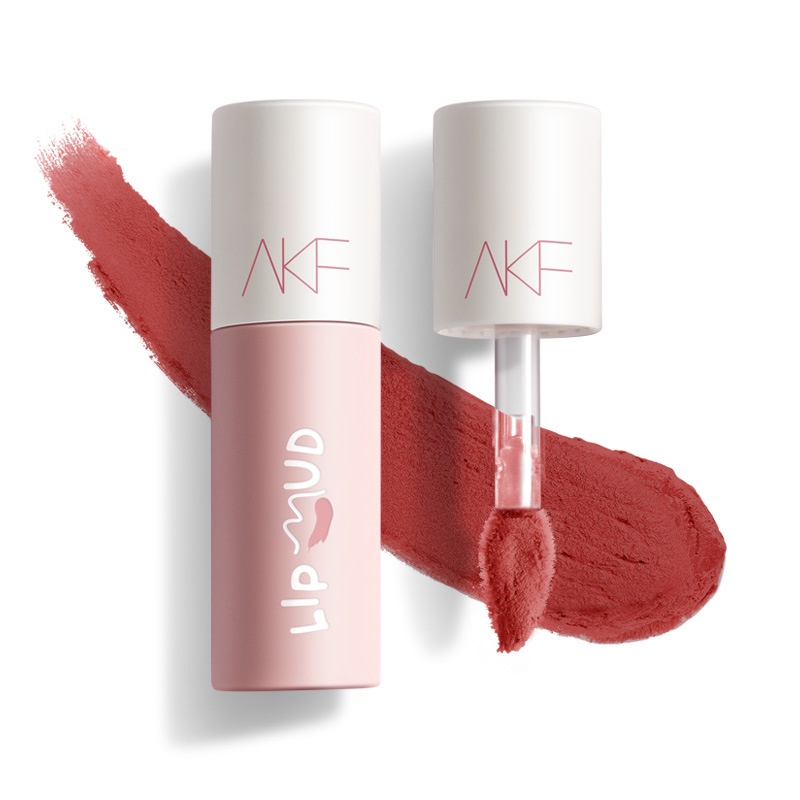 Son Kem Lì AKF Lip Mud  - Tông Màu Cổ Điển Lâu Trôi, Không Lem, Không Phai  Màu Đa Dạng Phù Hợp Với Nhiều Layout Make Up