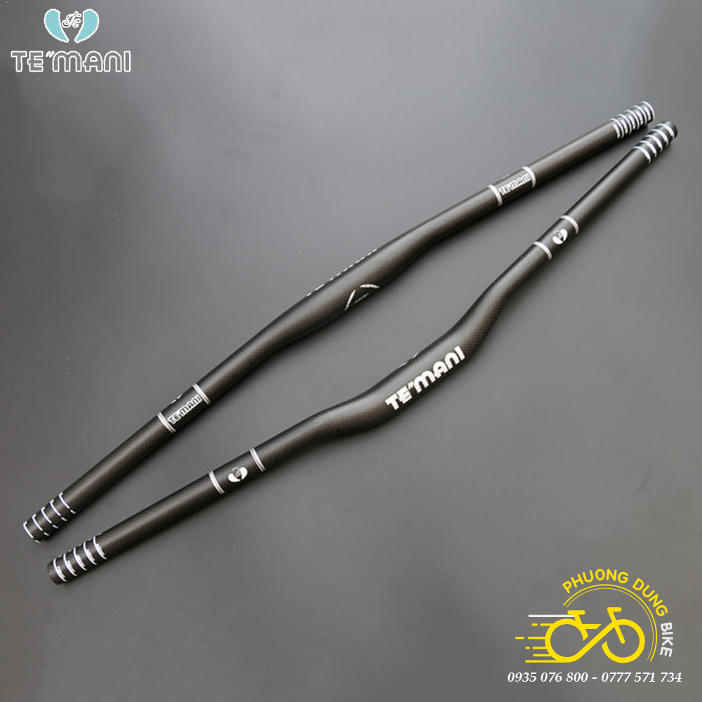 Ghi đông Carbon xe đạp TEMANI 31.8x660mm