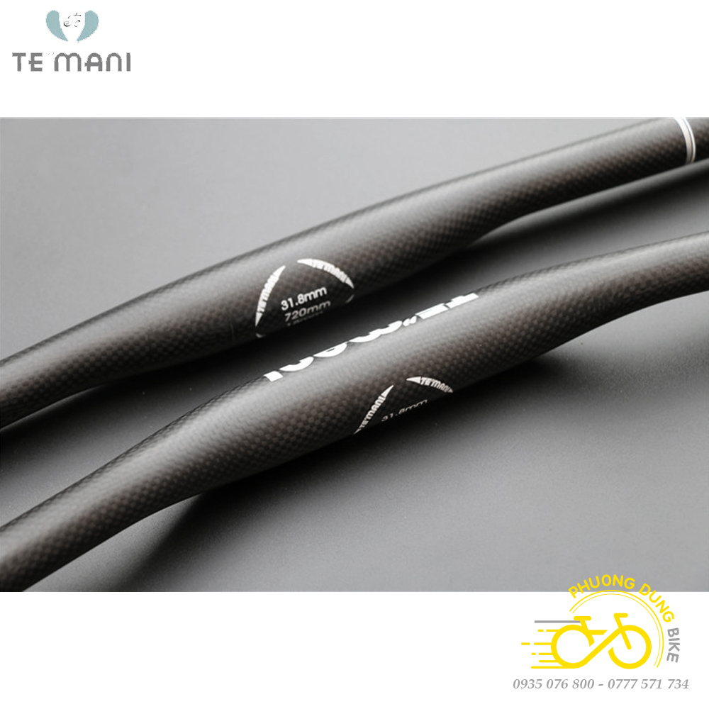 Ghi đông Carbon xe đạp TEMANI 31.8x660mm