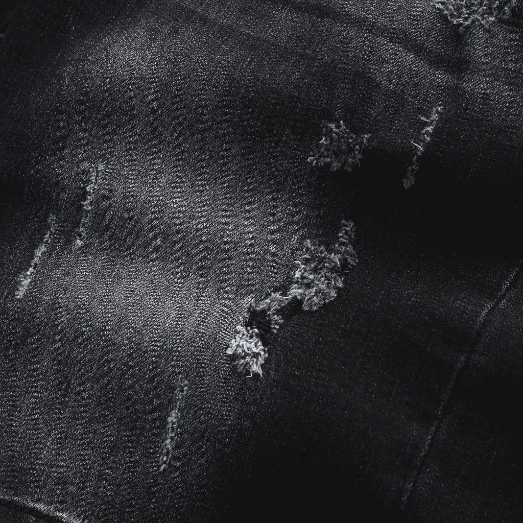 Big Men- Quần short jean đen wash thời trang 85-130kg