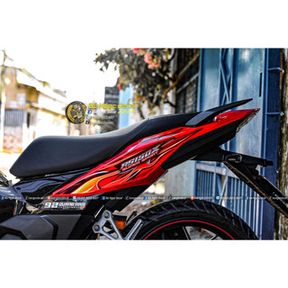 TEM LỬA DÁN XE WINNER X V3 MÀU ĐỎ HRC, ĐỎ ĐEN