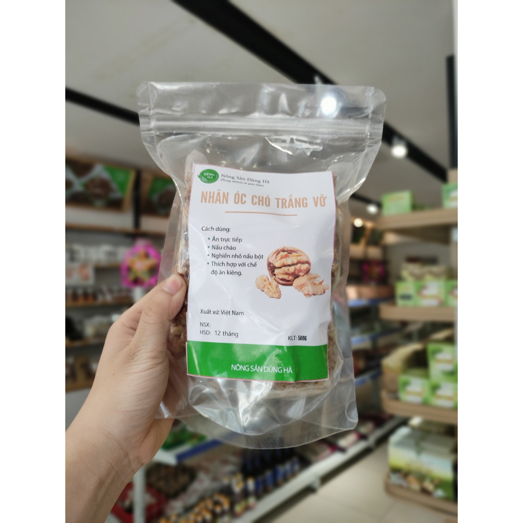 Nhân Óc Chó Vàng Vỡ, Date Mới, Hàng bóc mới hàng ngày ăn Bùi Bùi Ngon Ngậy