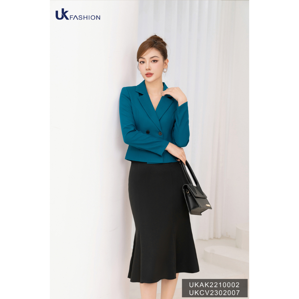 Chân Váy Đuôi Cá NK FASHION Kiểu Dáng Basic Tôn Dáng Thanh Lịch Chất Vải Nhập Hàn Không Nhăn Xù UKCV2302007