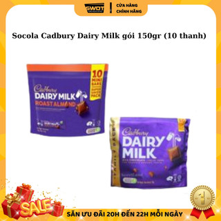 Socola cadbury dairy milk gói 150gr - swot review hàng mỹ
