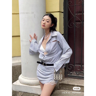 (SẴN S) ĐẦM SƠ MI NỮ ULZZANG TÔN DÁNG