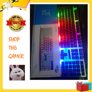 Bàn phím giả cơ báo đen chuyên game K11/G21 Led 7 màu - BPGC - K11/G21Led