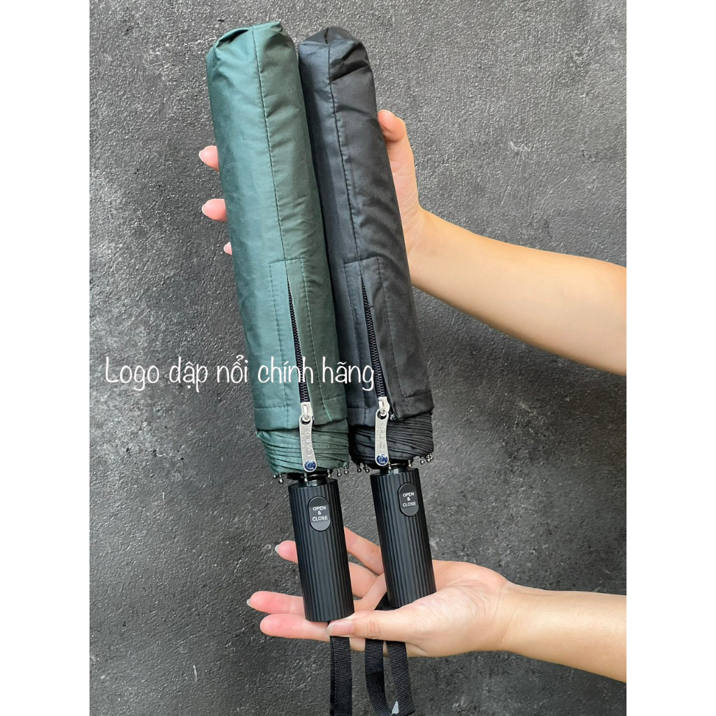 Ô gấp gọn 2 chiều Kaiyo 10 nan, ô dù tự động 2 chiều cao cấp, - Hàng chính hãng