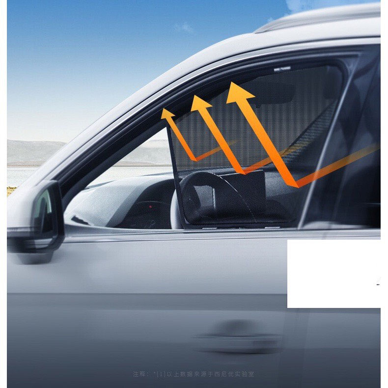 Rèm che nắng nam châm xe Vinfast VF5 - Bộ 4 tấm chắn nắng chuẩn form xe, nam châm hút mạnh