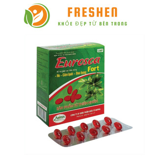 Eurosca, Eurosca Fort - Giảm ho, thông thoáng mũi, giảm các triệu chứng cảm lạnh, sổ mũi, đau họng