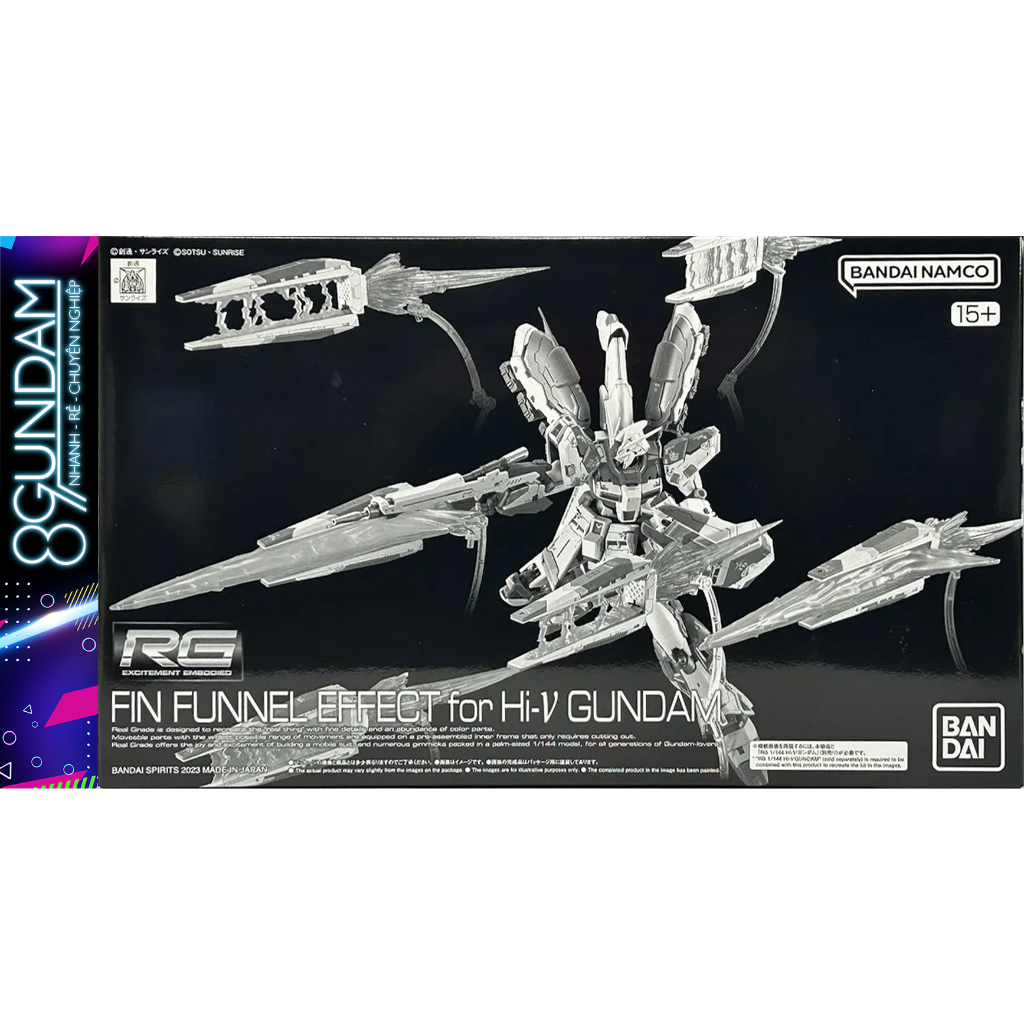 Mô Hình Lắp Ráp Phụ Kiện RG Hi-Nu Gundam Fin Funnel Effect (tặng kèm base)
