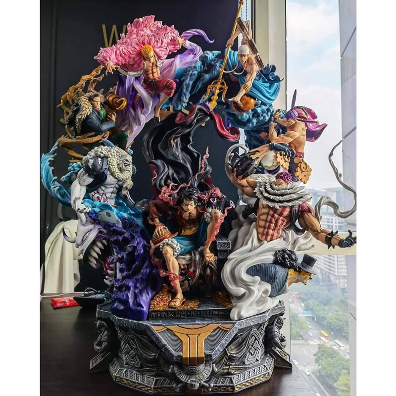 Mô hình Luffy Mũ Rơm cùng các đối thủ siêu nét - mô hình one piece